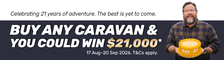 Promotion: Buy any caravan and you could win $21,000
